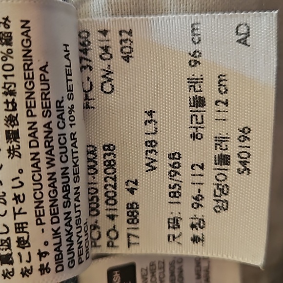 Levi's original button fly 501 jeans straight leg size 38x34 - Picture 10 of 10